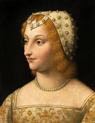 Retrato de Laura, amante de Petrarca